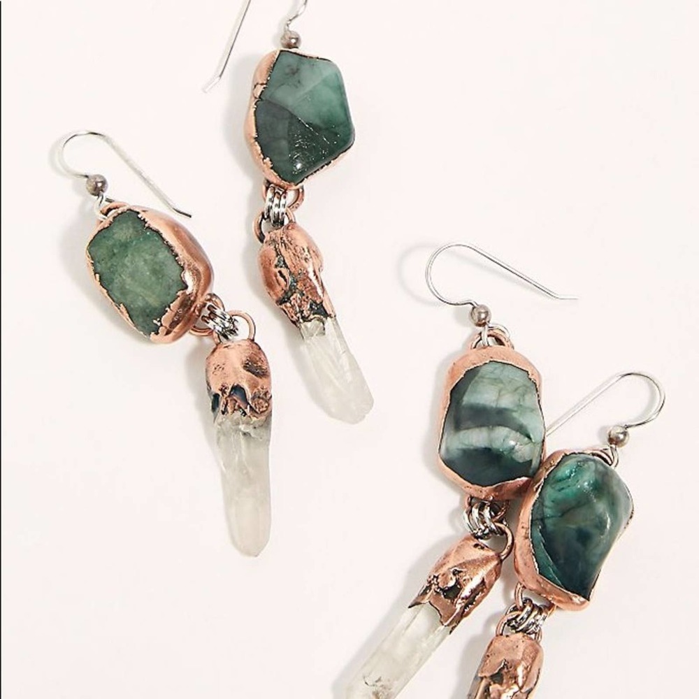NEW Free People Anchor Stone Earrings - Picture 4 of 11
